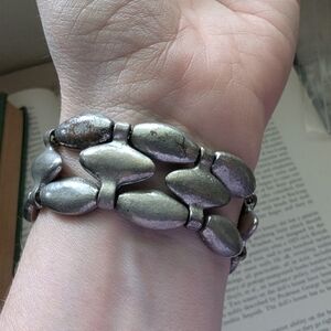 Silver Beaded Bracelet